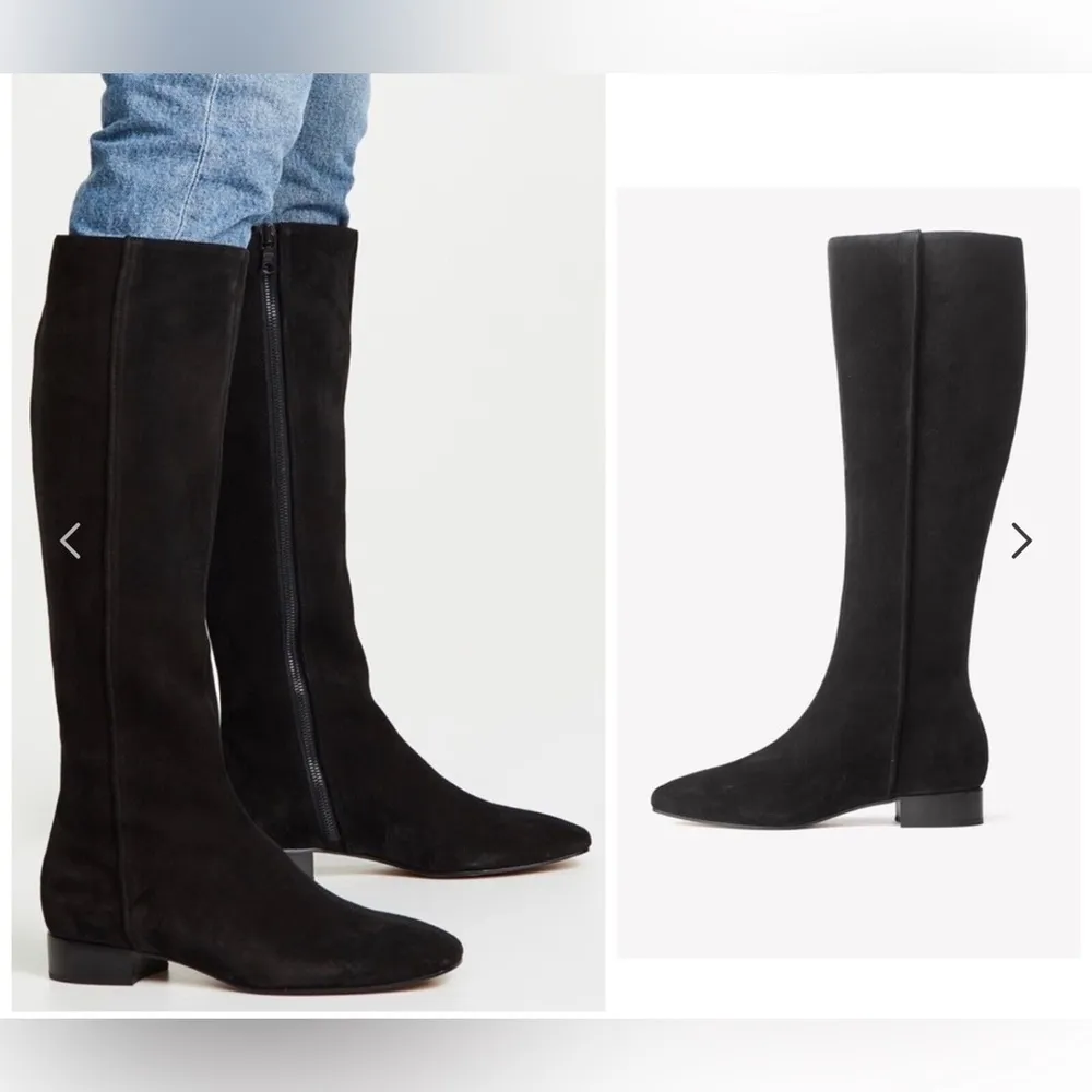 Rag and Bone NIB $795  Aslen Knee High Black Suede Boots Size: 36 - Image 2