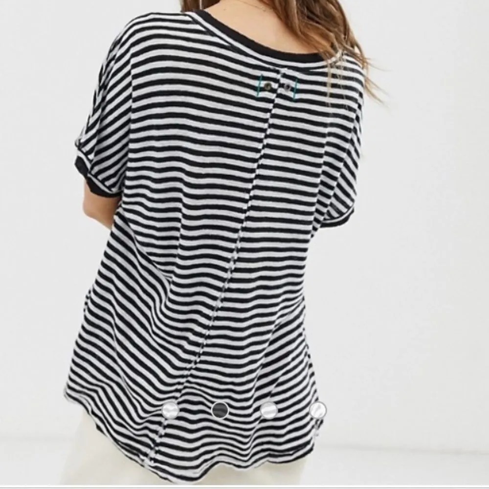 We the Free Take Me striped oversized shirt - Image 5