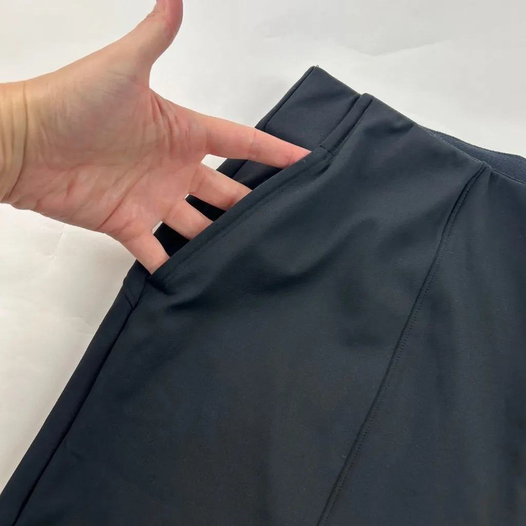 PETITE Old Navy Black Powersoft High Rise Wide Leg Pant LP - Image 3