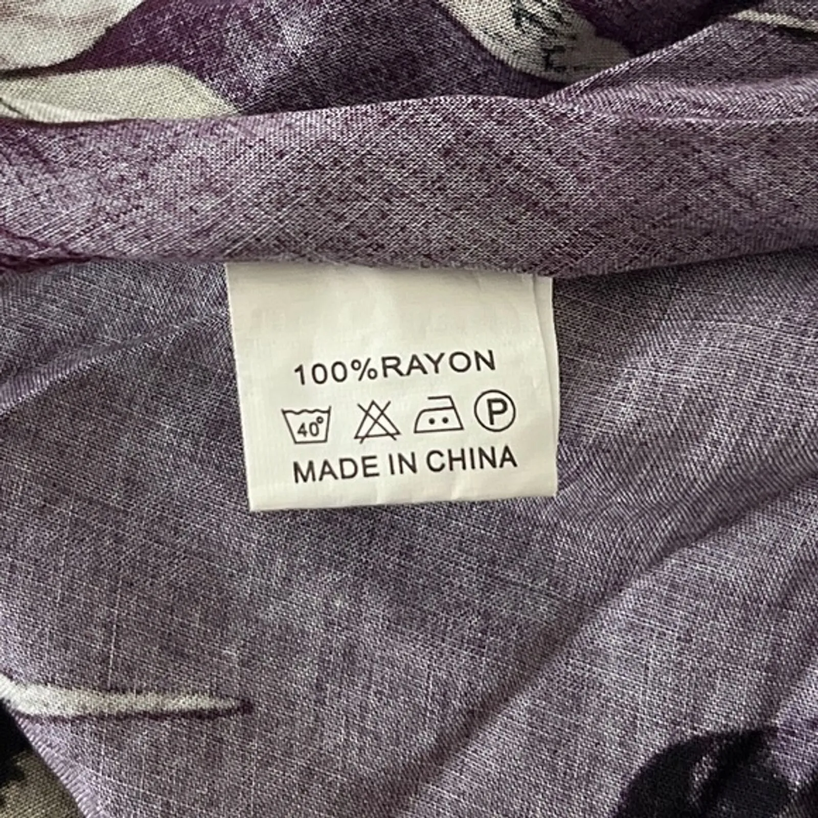 Jaase Dress Womens Small‎ Plum Skies Purple White Floral Leah Maxi Off Shoulder - Image 8