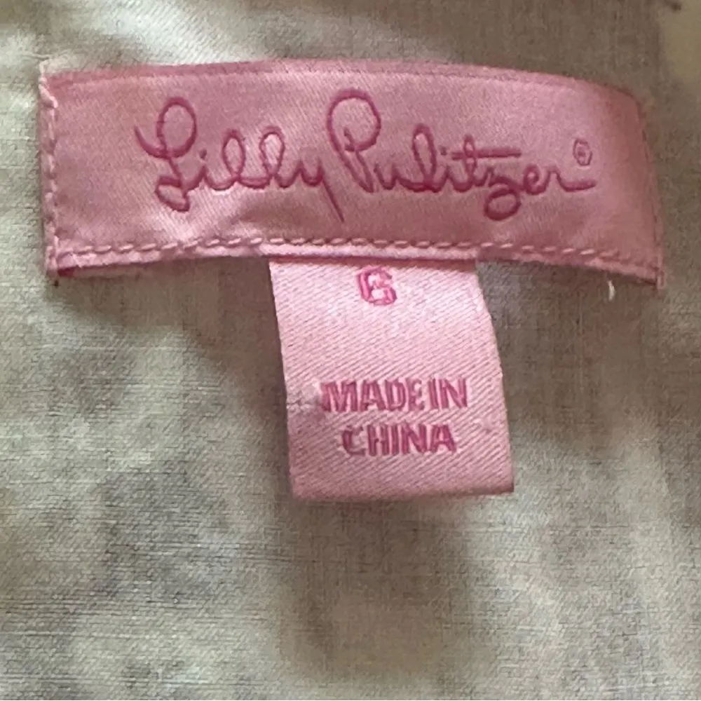 Lilly Pulitzer Strappy Shift Bright Navy Entourage Zebra Print Shift Dress Sz 6 - Image 3