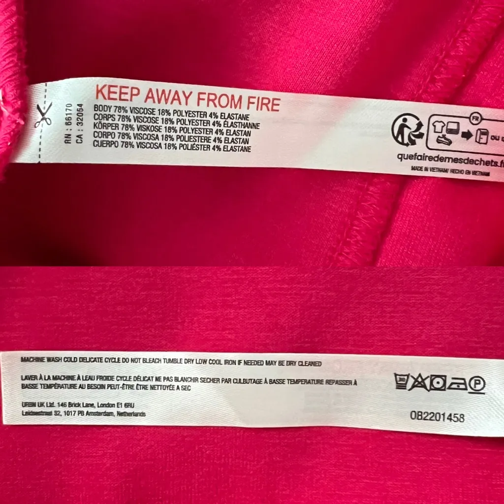 Daily Practice Anthropologie Short-sleeve Mini Dress Rose Pink Size Small NWT - Image 9