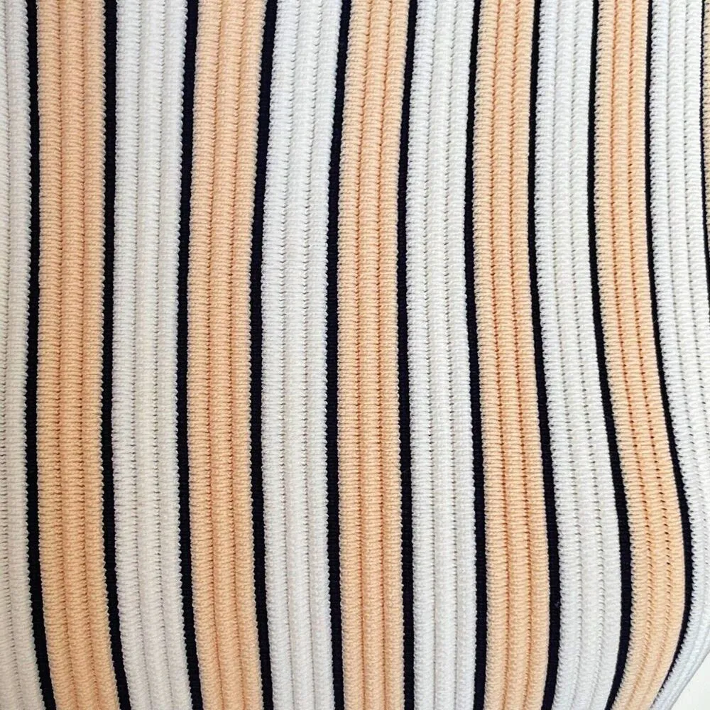 Endless Rose Womens Size Medium Top Ribbed Sleeveless Striped Minimalist Neutral - Image 5