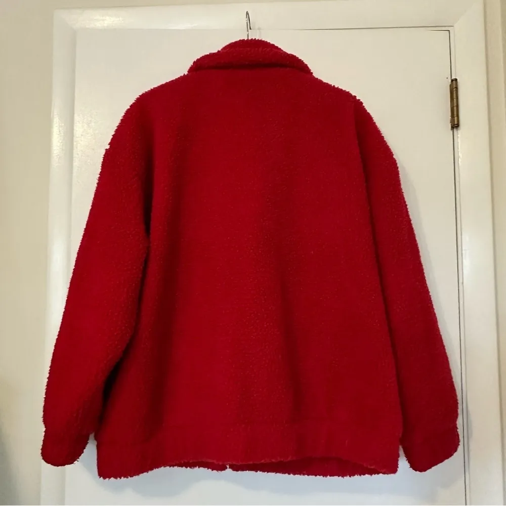 I.AM.GIA Womens Pixie Coat In Red Size Medium Zip Front - Image 3