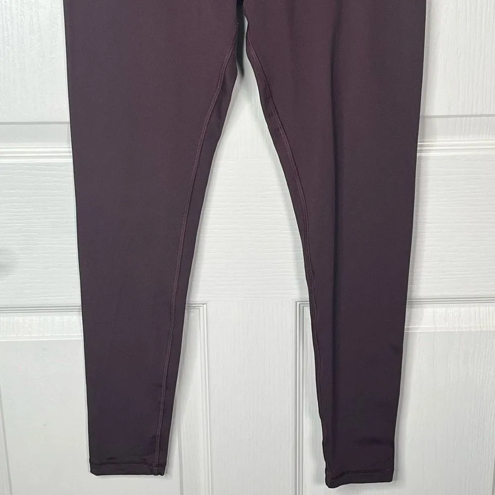 Glyder Sz M Athletic Leggings Wine Burgundy or Maroon - Image 4