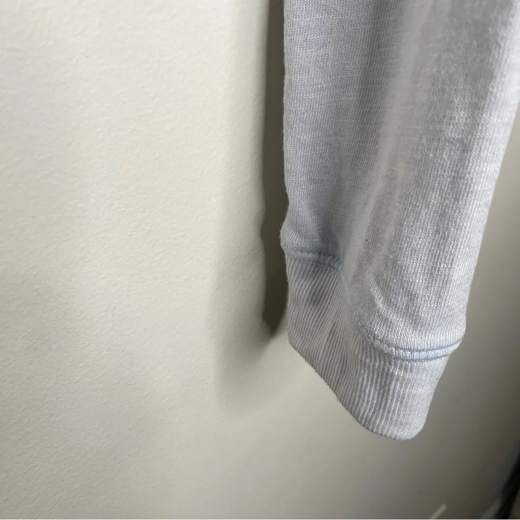 Free People Sweet Jane Baby Doll Top Sz S Baby Blue - Image 10