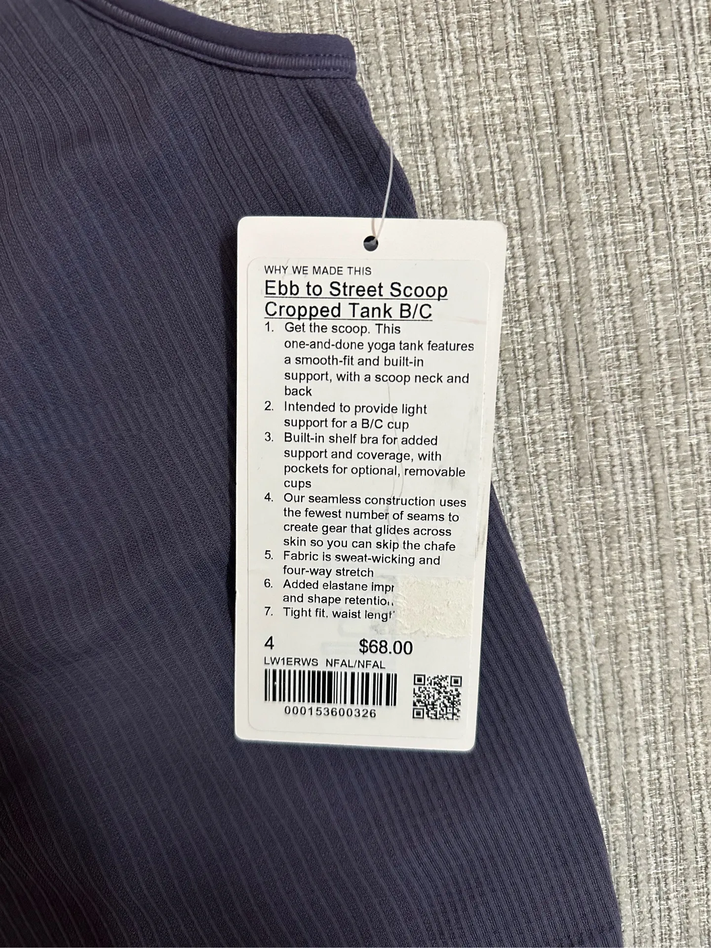 Lululemon Ebb Street Tank To Crop - Image 4