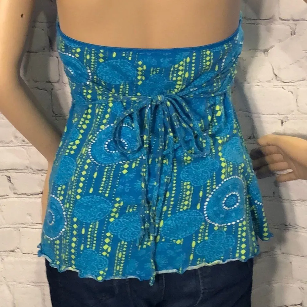 Arizona Jean Co Convertible Straps Tank Top Geometric Print Medium - Image 6