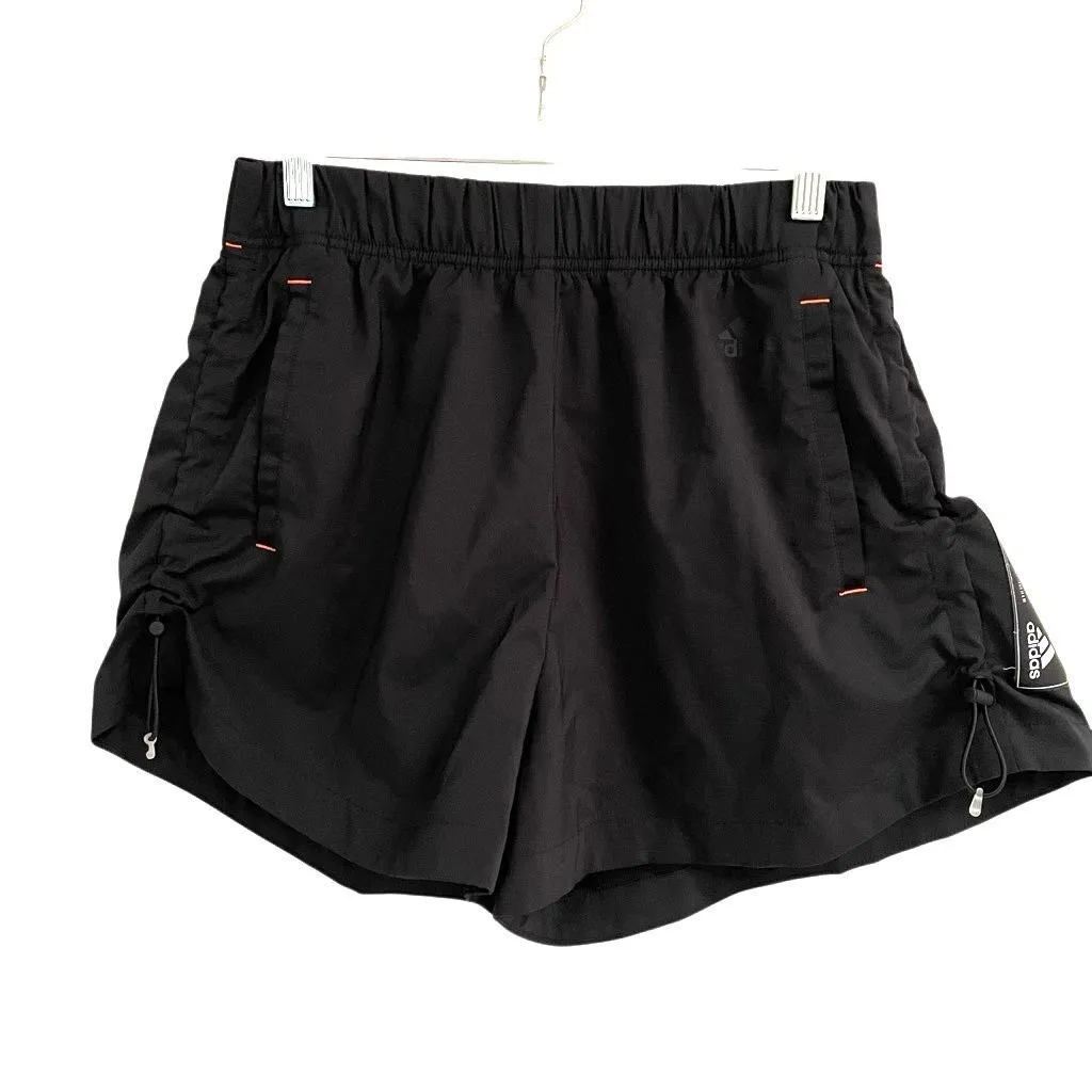 Adidas Sportswear adjustable PrimeBlue running shorts women’s M black - Image 3