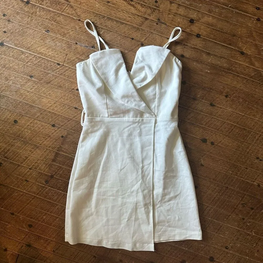 superdown Revolve  Kasey blazer white XS mini dress - Image 3