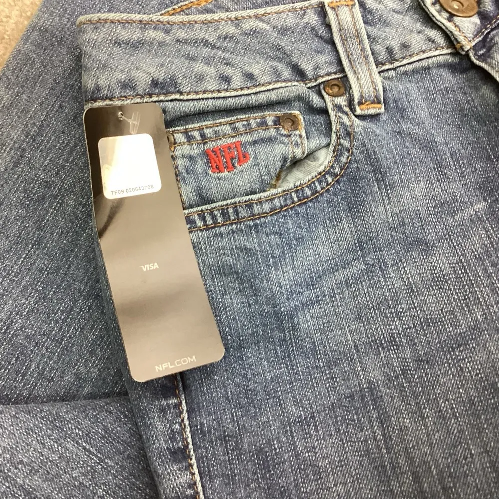 NFL Detroit Lions Cheerleader Boot Jeans Size 2L NEW - Image 11