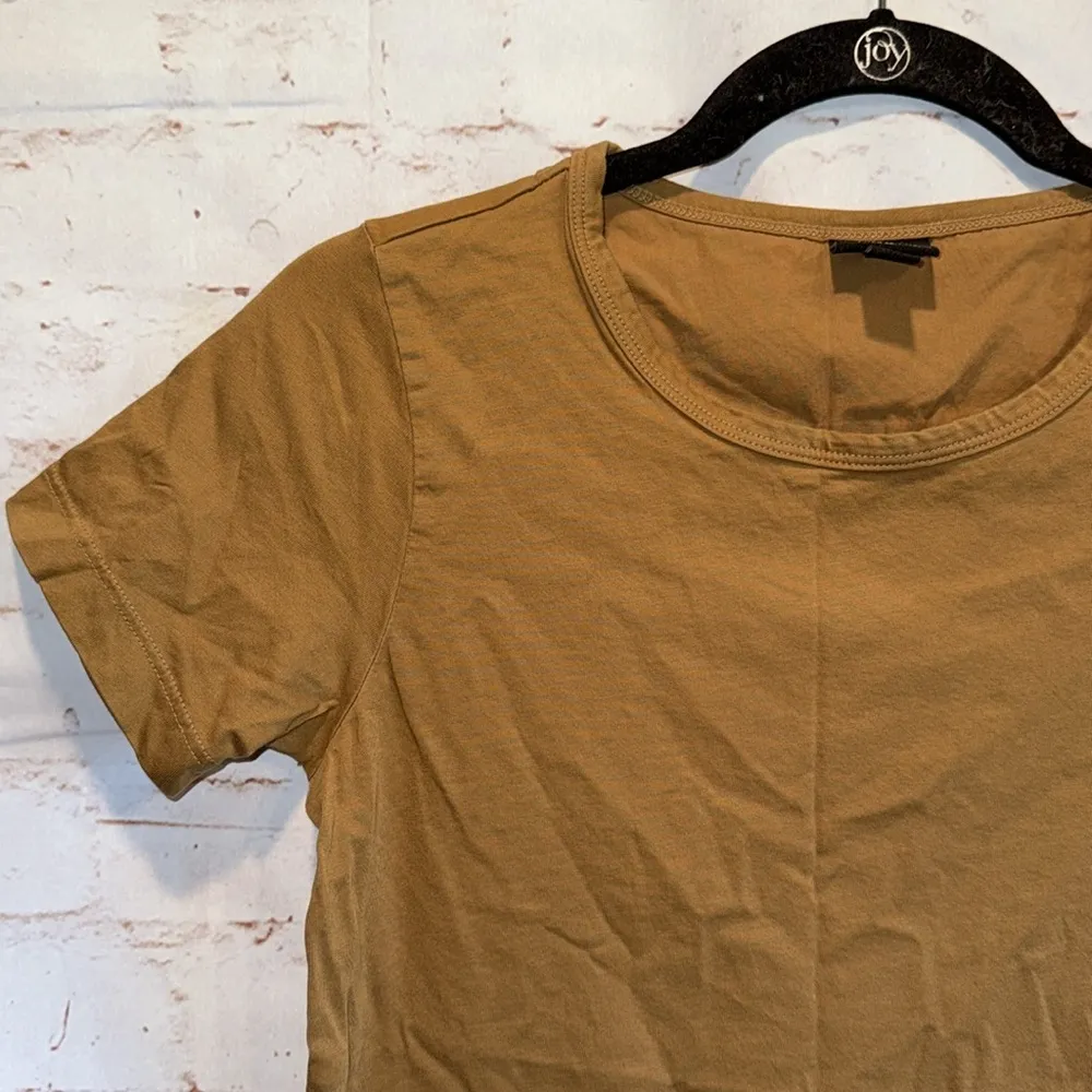 Filson Shirt Womens XS Casual Tan Caramel Crewneck Short Sleeve Basic Tee - Image 2
