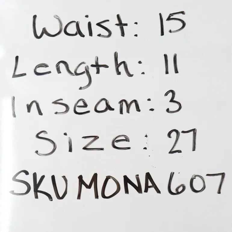 BDG Shortie Womens 27 Blue Denim Cotton Stretch Low Rise Roll Hem Outdoor Wear - Image 6