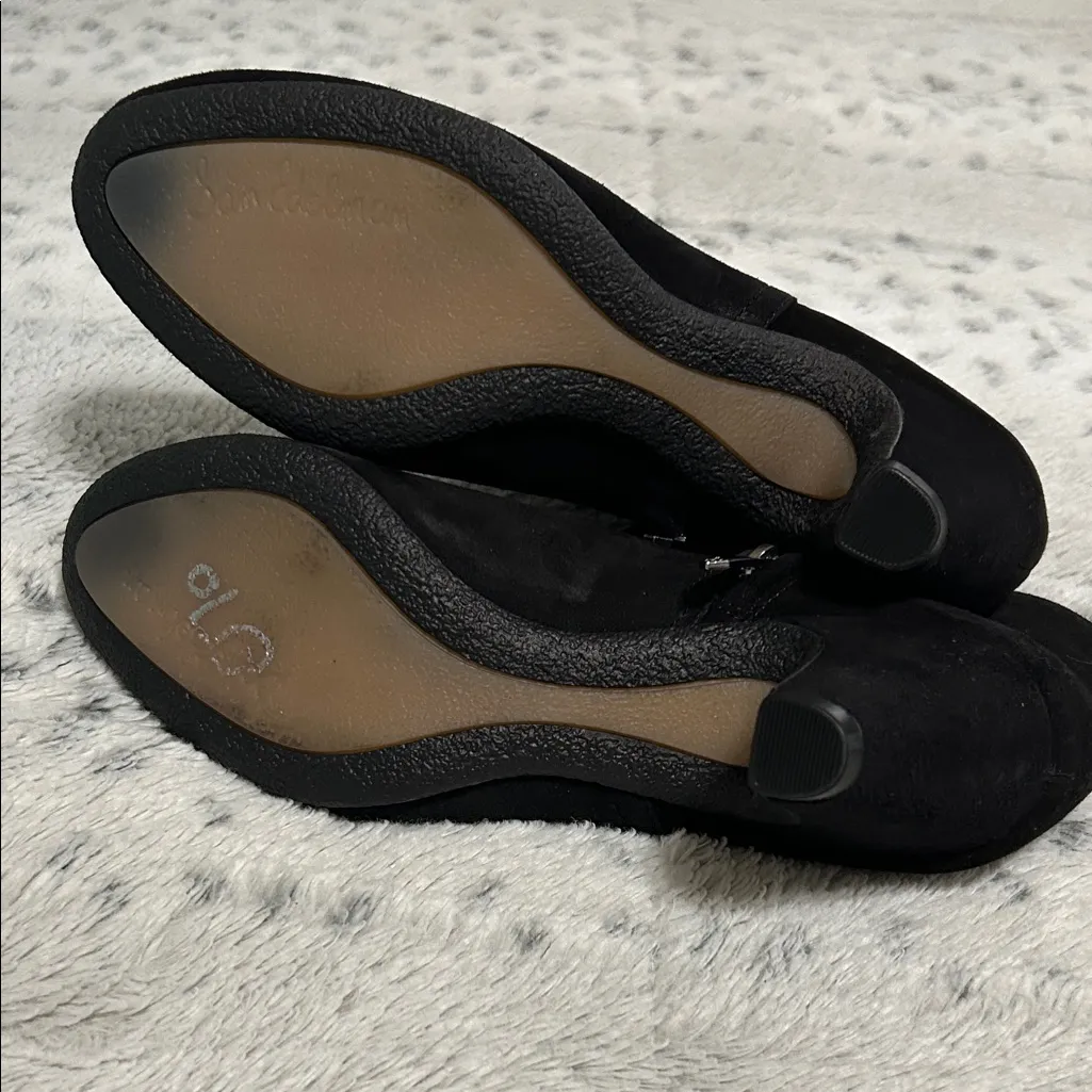 Sam Edelman Black Suede Ankle Booties - Image 4