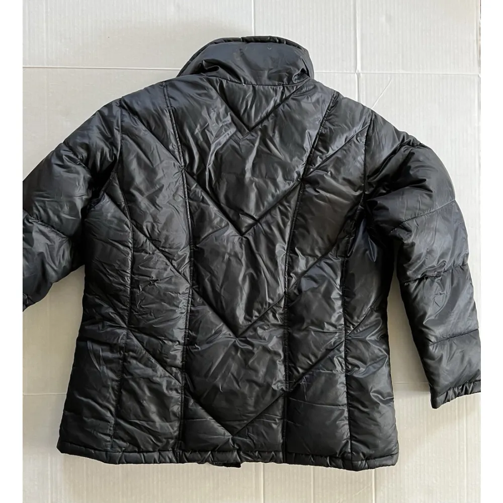 Columbia Jacket Women’s 1X Down Filled Puffer Omni Shield Outdoor Winter Black - Image 7