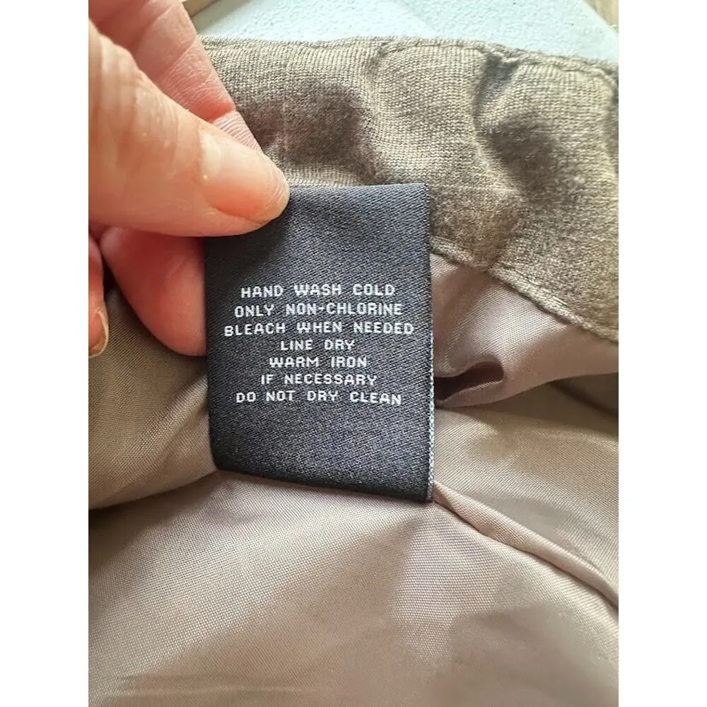 Be by Blanc Noir Taupe Quilted Zip Hood Puffer Vest Jacket Size M Cloth Fabric Brown Size M - Image 8