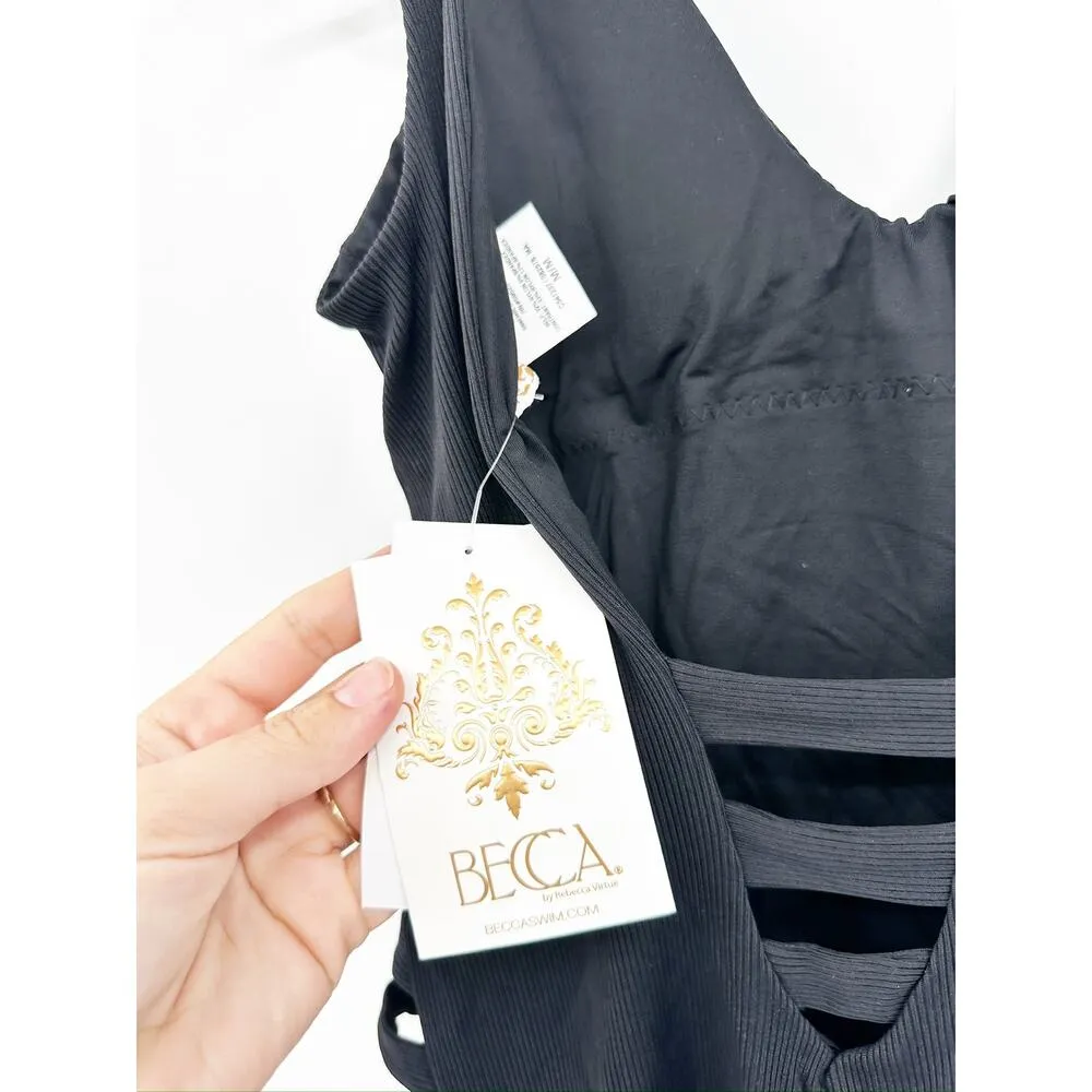 Becca by Rebecca Virtue Sophie Over The Shoulder One Piece Swimsuit - Image 5