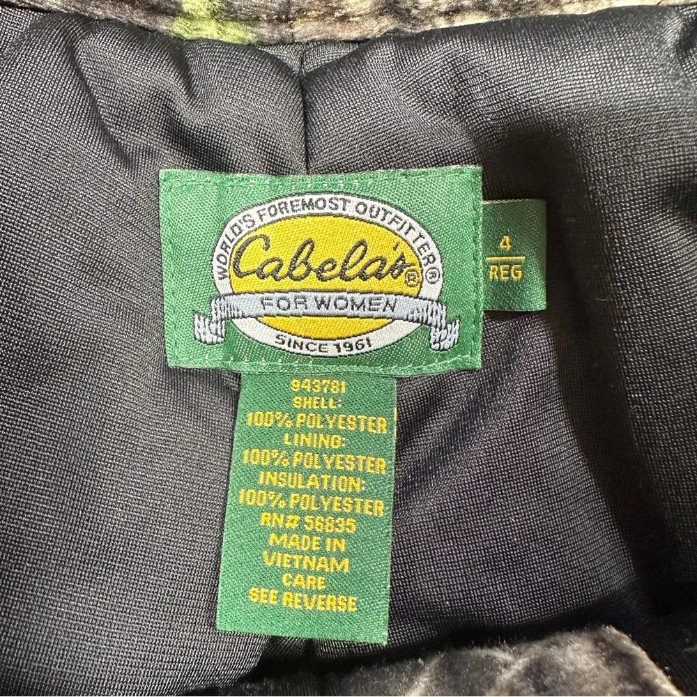 Cabela's  Women’s Mossy Oak Insulated Camo Hunting Pants Waterproof Break Up 4 - Image 10