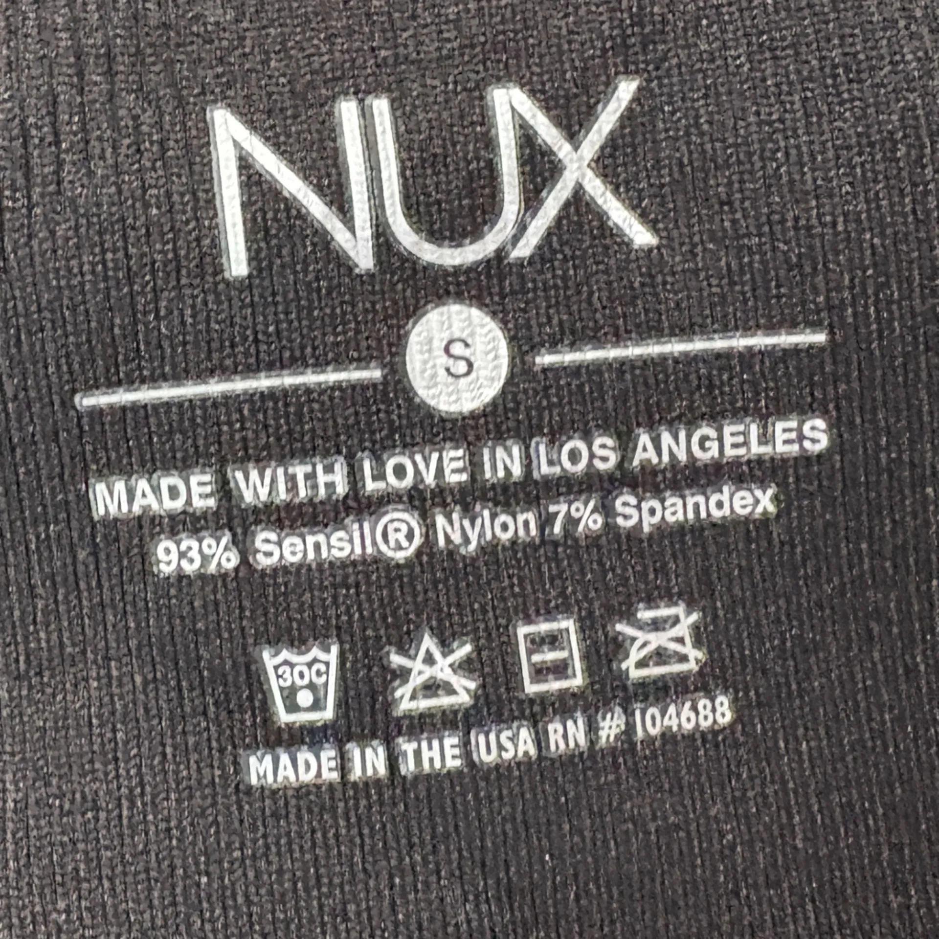 Nux Black Sparkle Halter Compression Mini Athletic Dress - Image 4