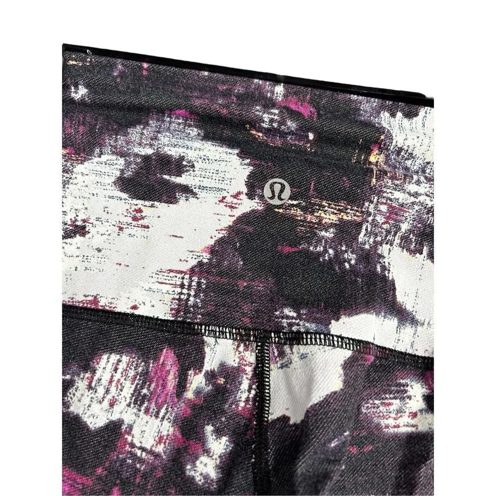 Lululemon Wunder Under Crop III Kara Blossom Size 4 Leggings Brushed Luon 29” in - Image 6