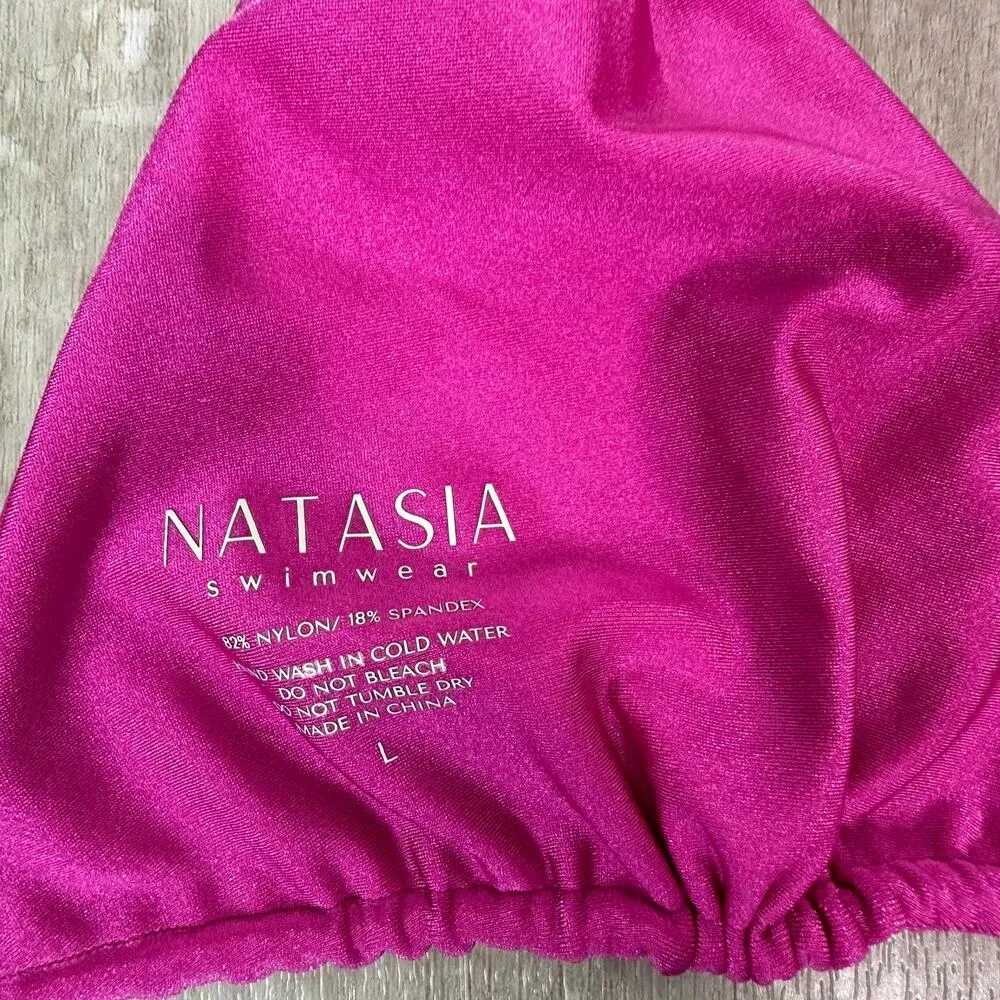 Natasia Swimwear Bikini Swimsuit in Azalea Pink Lilah top Krissy bottom Size undefined - Image 5