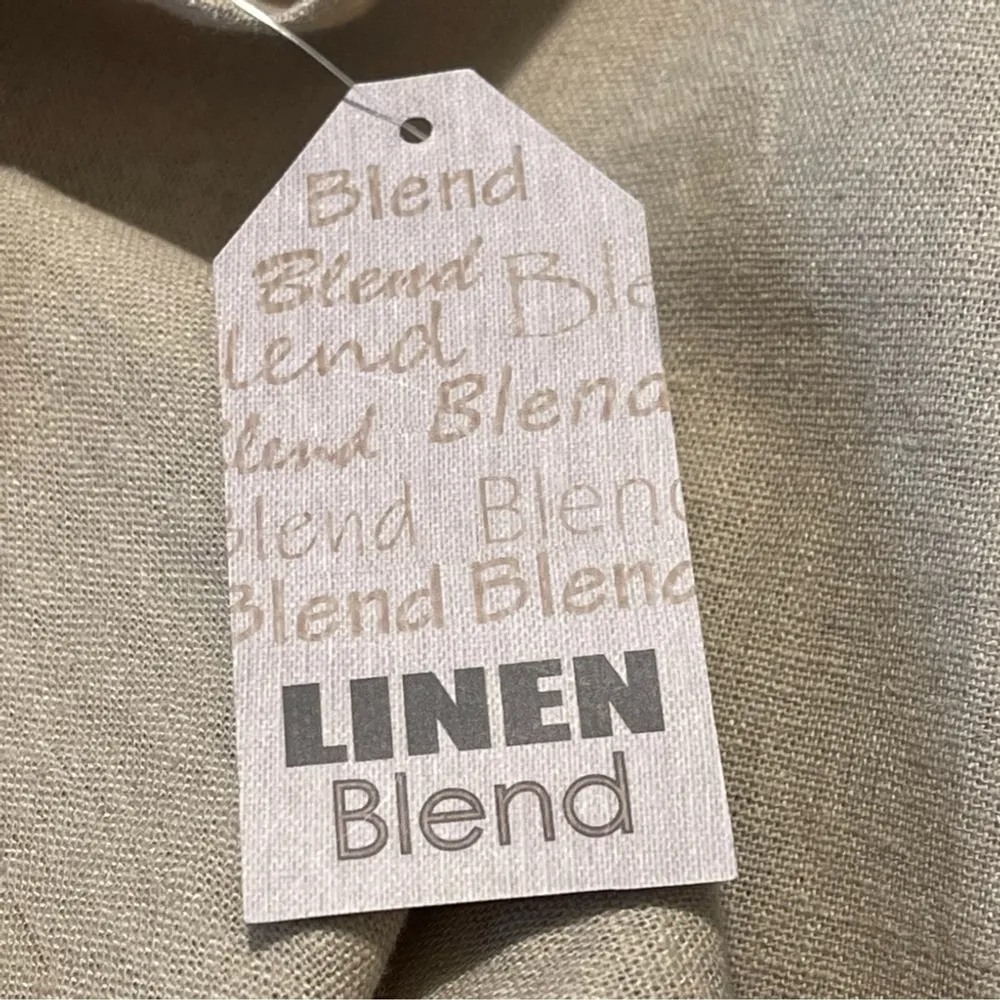 For Cynthia Sleeveless Linen Blend Colorblock Midi Dress Pockets A-line Sz XL - Image 11