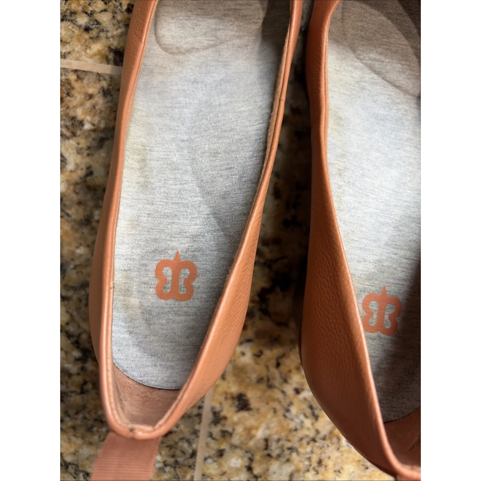 Betabrand Hazel Brown Leather All Weather Wedges Shoes Womens 10.5M - Image 9