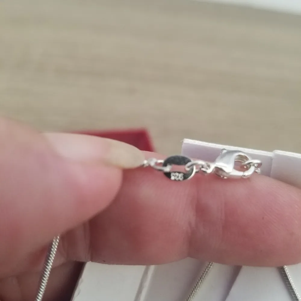 Sterling Silver Cross with wings necklace - Image 3