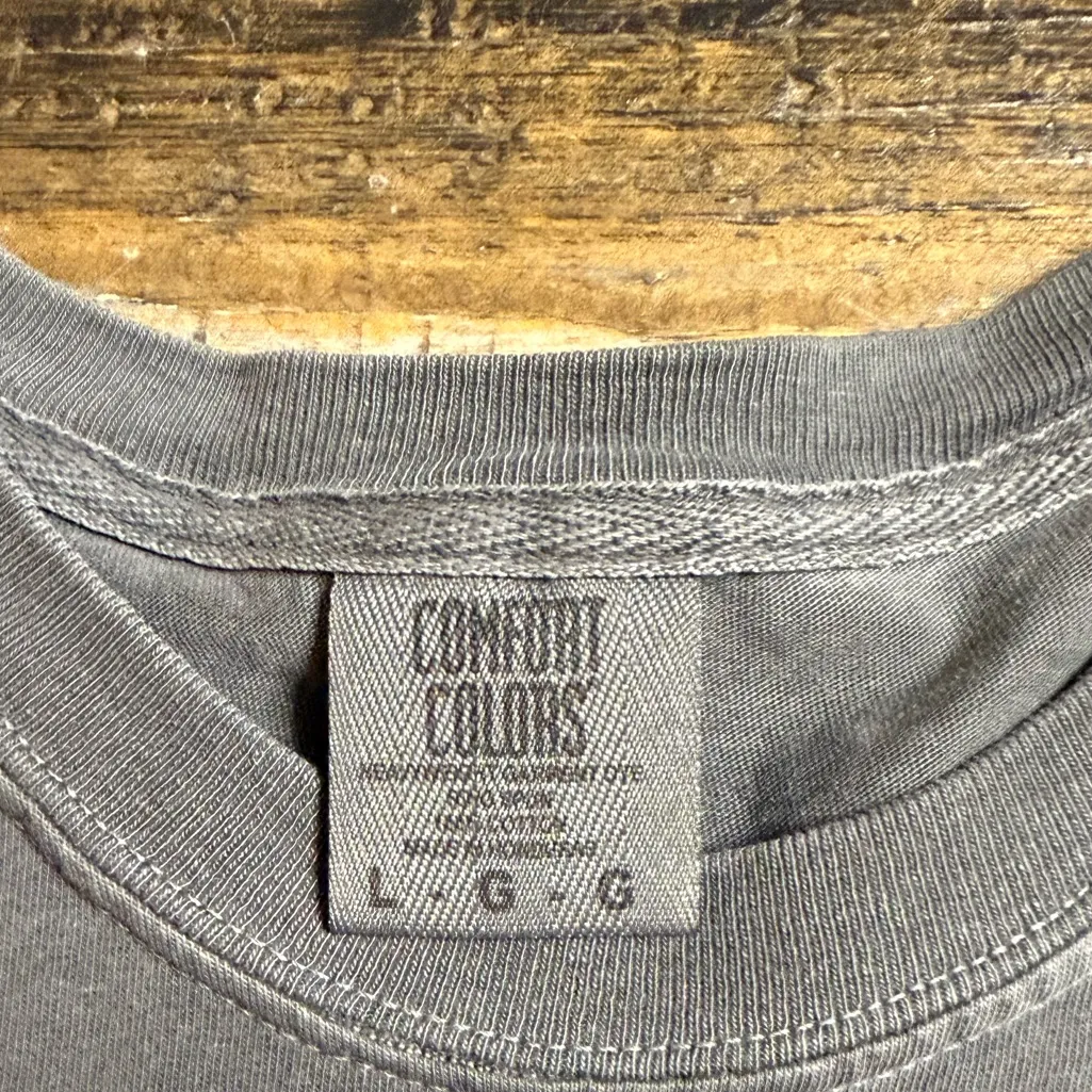 Comfort Colors Graphic Tee with Skull and Tiger - Image 4