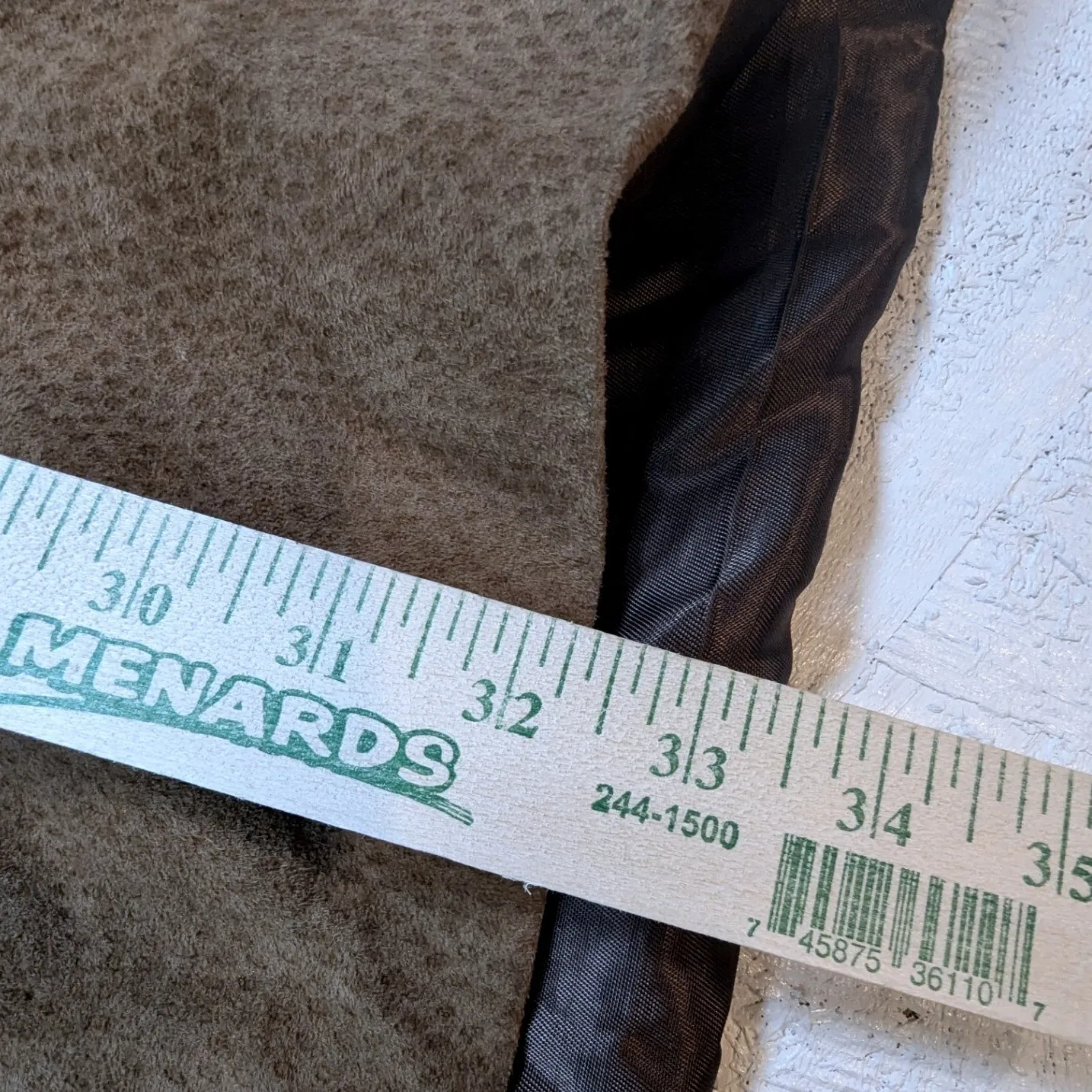 Womens Brown Textured Suede Belted Trench Coat Classic Casual Outerwear Size L - Image 3