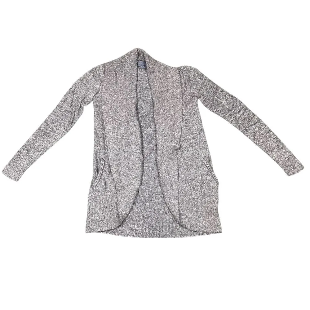Barefoot Dreams Cozychic Lite Circle Cardigan Gray XS/S | Soft Lounge La… - Image 2