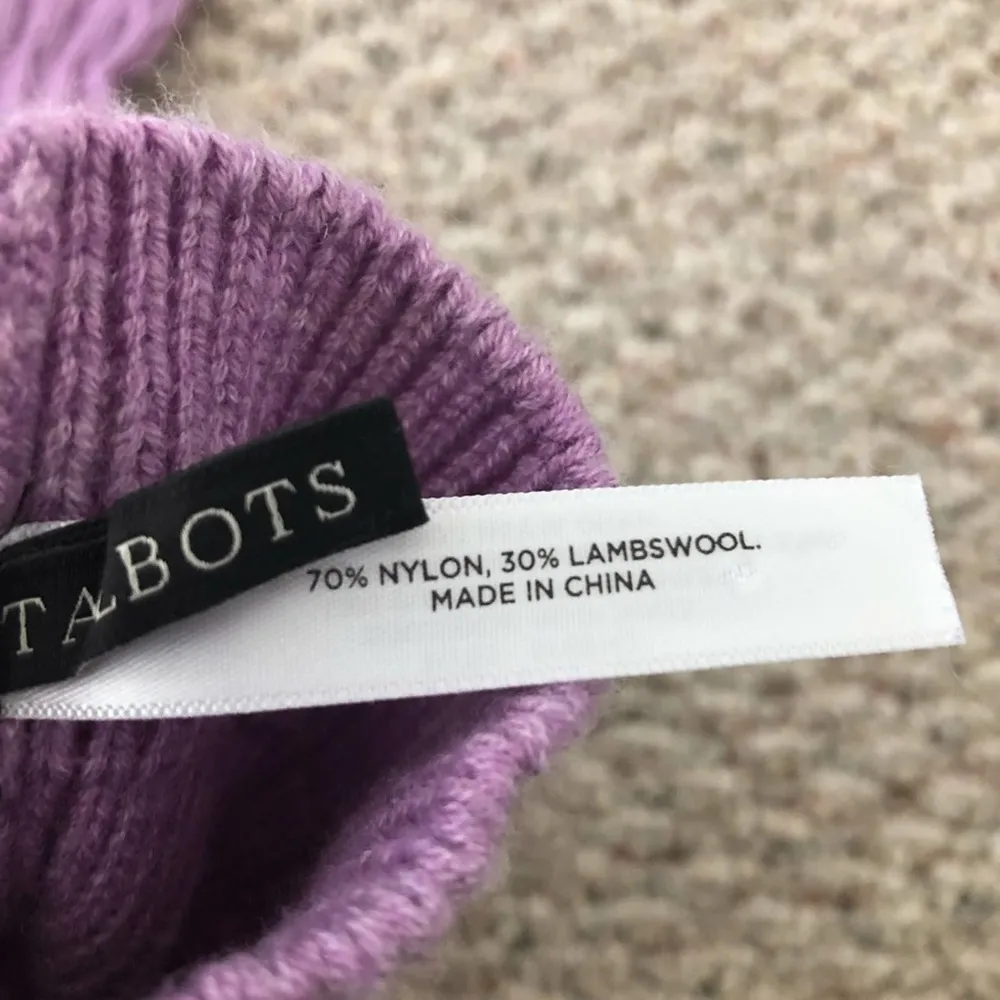 SALE Talbots Purple Wool Blend Gloves - Image 2