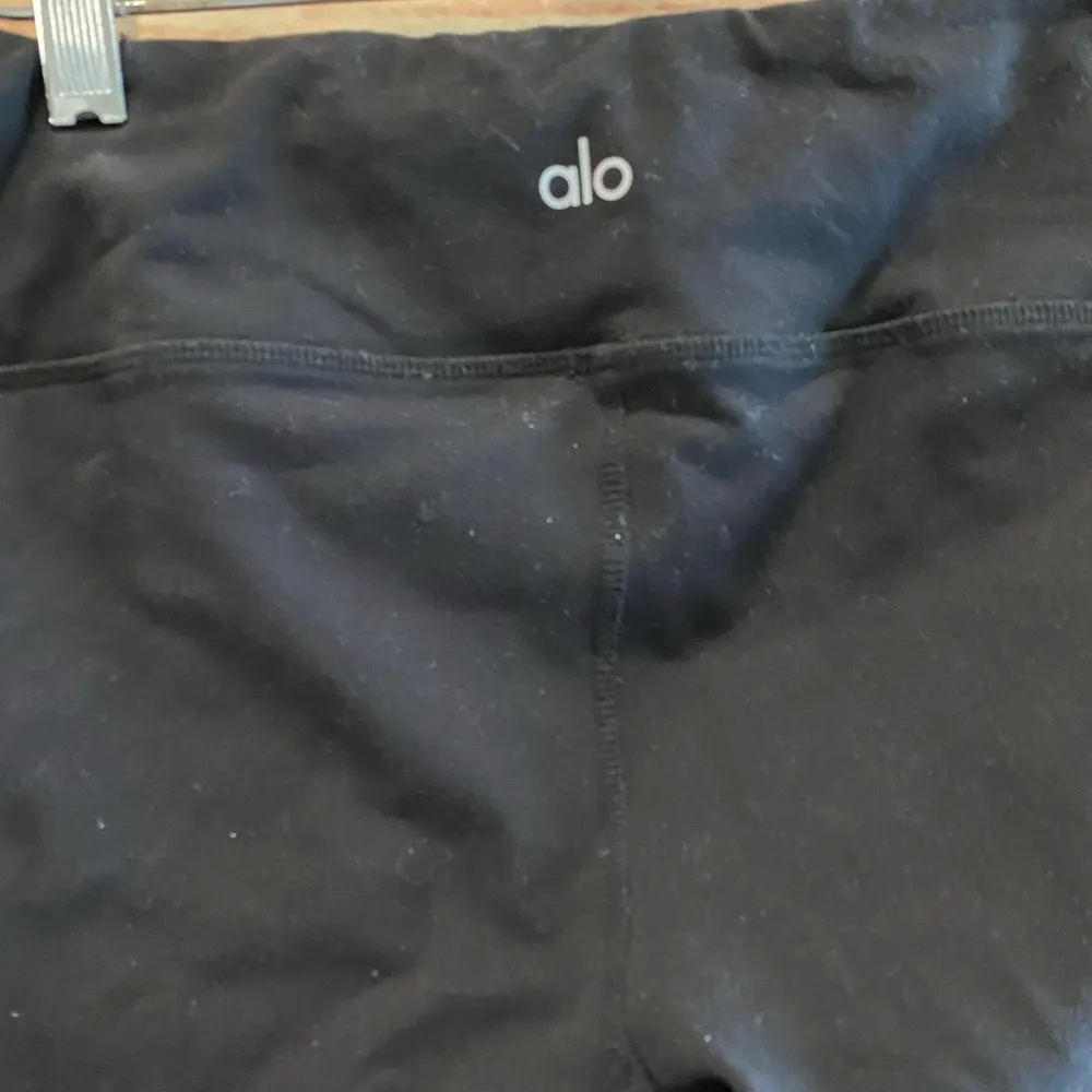 Alo Yoga Vitality Sheila Sheer Mesh Panel High Rise Yoga Pants, Size Medium - Image 6