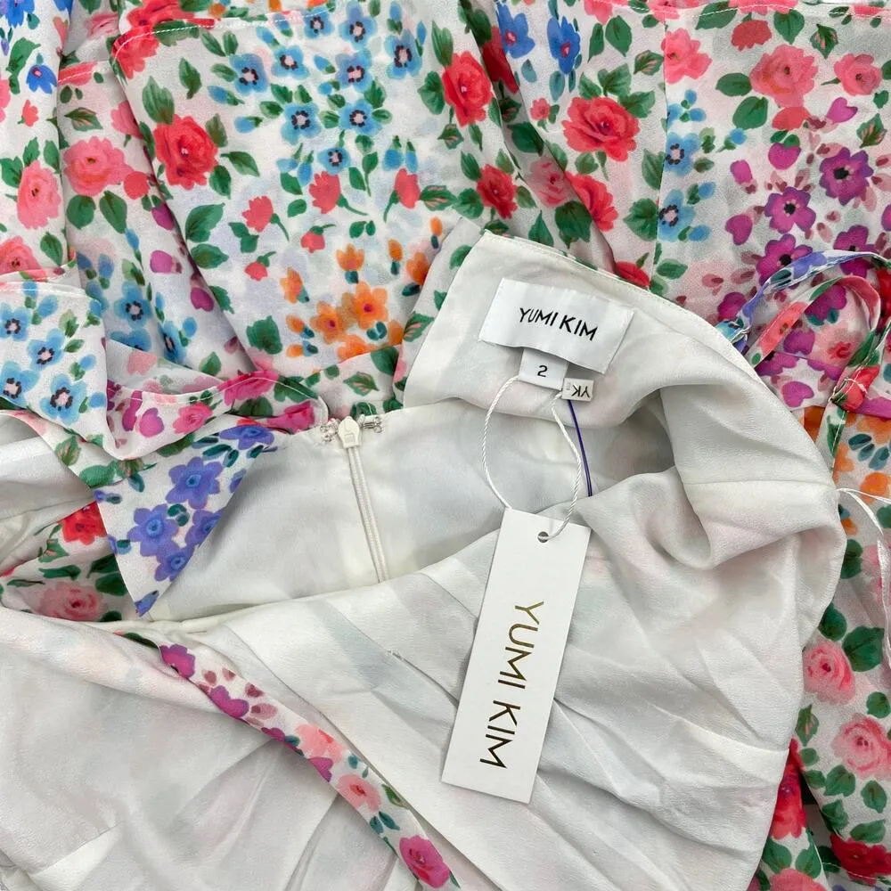 Yumi Kim Kaia Floral Printed Ruffle Maxi Dress Kingston Garden Size 2 - Image 15