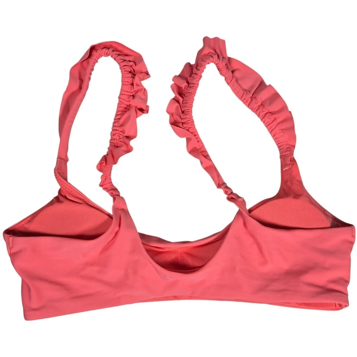 aerie‎ Ruffle Scoop Bikini Top M NWT - Image 2