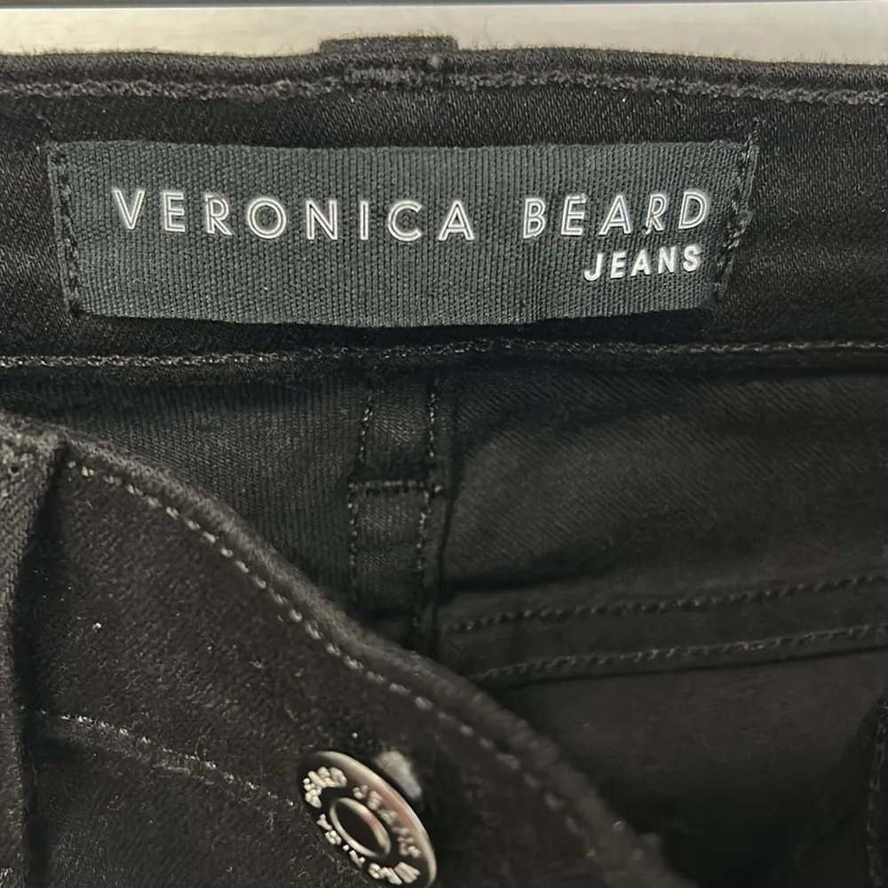 Veronica Beard Carolyn Baby Boot Cut Raven Tuxedo Stripe Jeans - Image 7