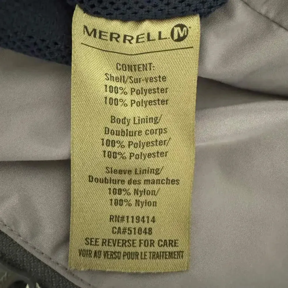 MERRELL Women's Lightweight Zip Up Lightweight Windbreaker Jacket Purple Small - Image 6