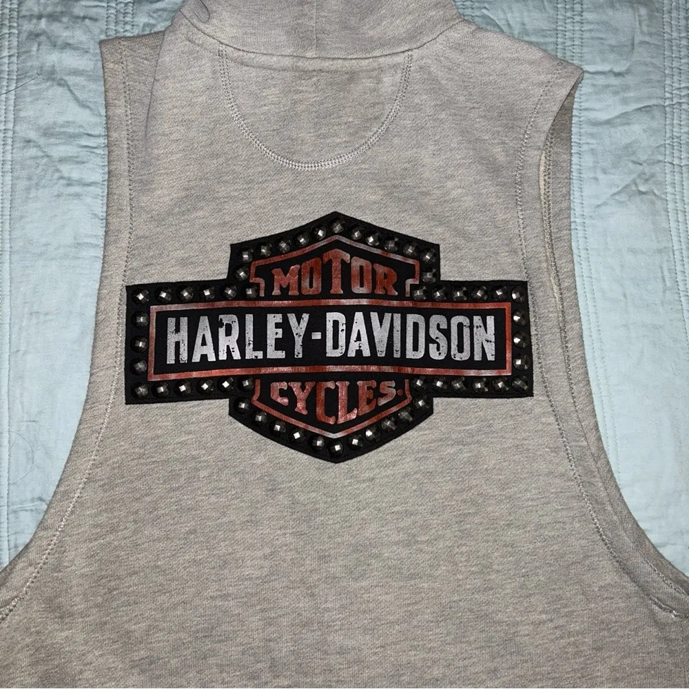 Harley Davidson Hoodie vest Women’s Medium brand new - Image 6