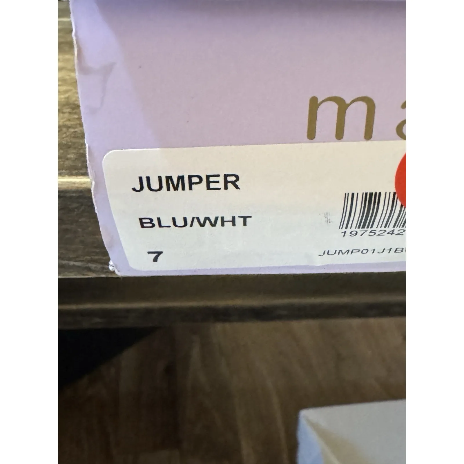 Madden Girl Women's Jumper Sneaker Blue White Tennis Shoe Size‎ 7 - Image 11