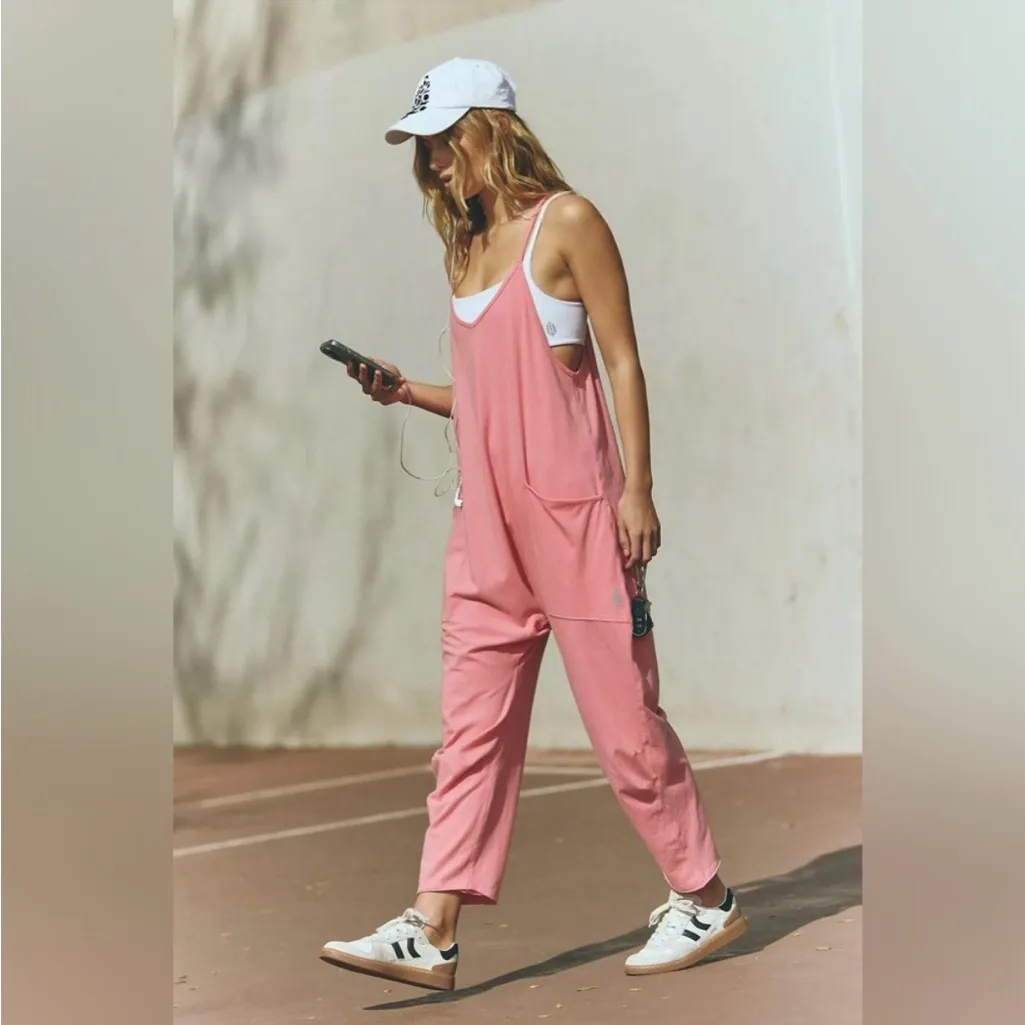 Free People movement hot shot onesie hibiscus pink NWT Size M - Image 3