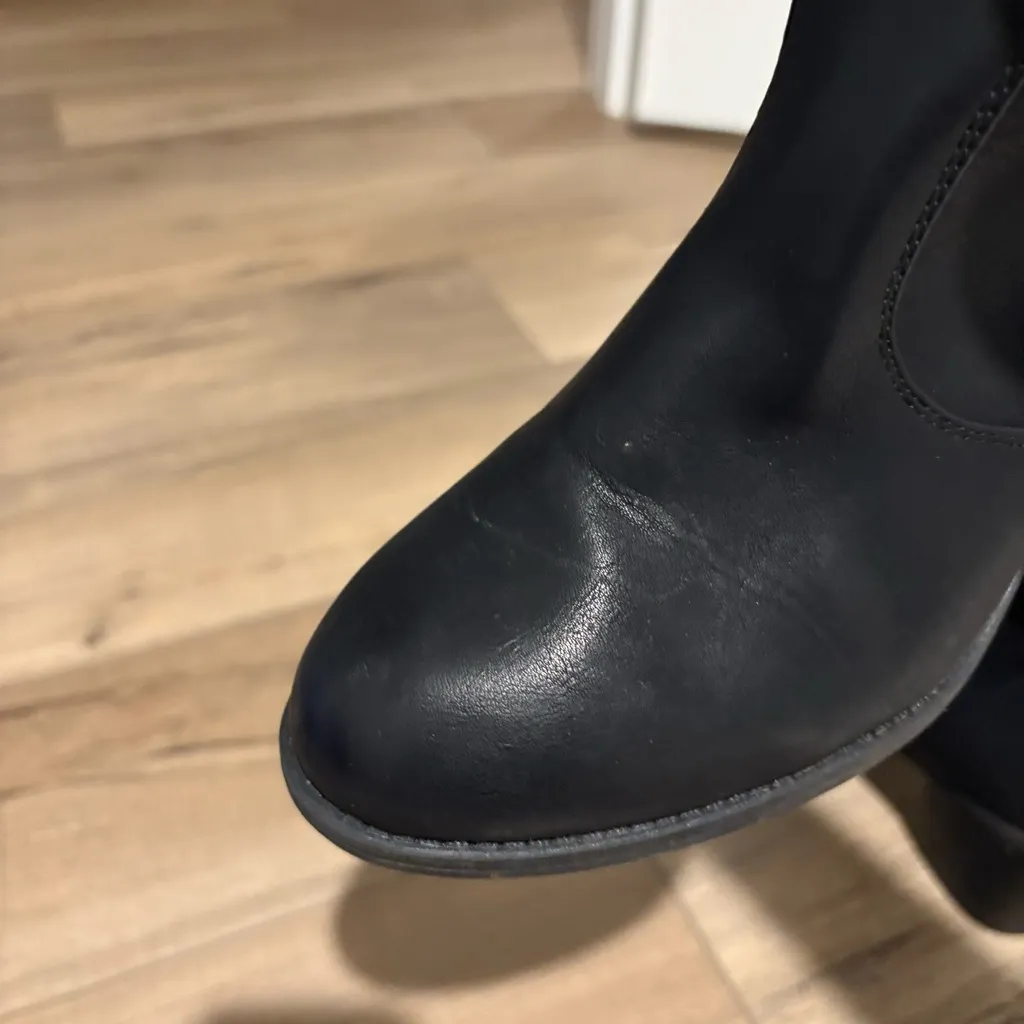 White Mountain Smooth Dessert Zipper Buckle Heeled Booties Black Shoe Size‎ 8.5 - Image 11