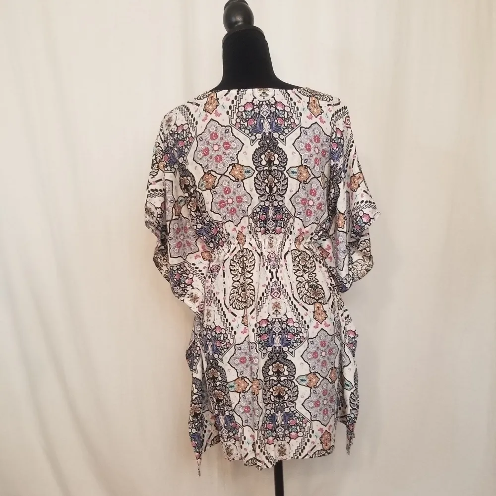 NWOT Ellos lightweight spring blouse Blue Size 12 - Image 2