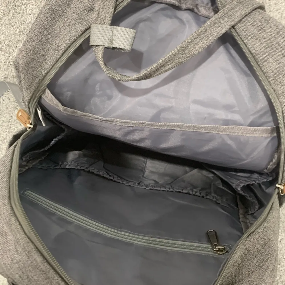 Tethys Diaper Bag Backpack Gray - Image 2