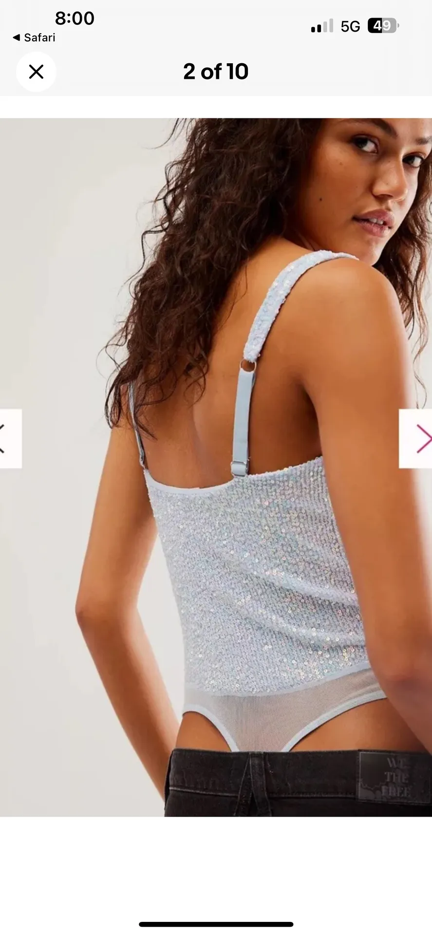 Sparks Fly Corset Bodysuit Size Small NWT - Image 2