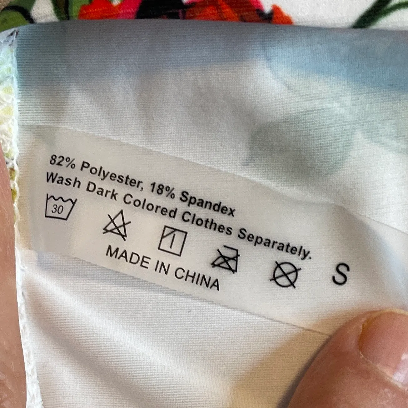 SheIn NWOT -  - Women’s White & Red Floral Bikini Set - Image 8