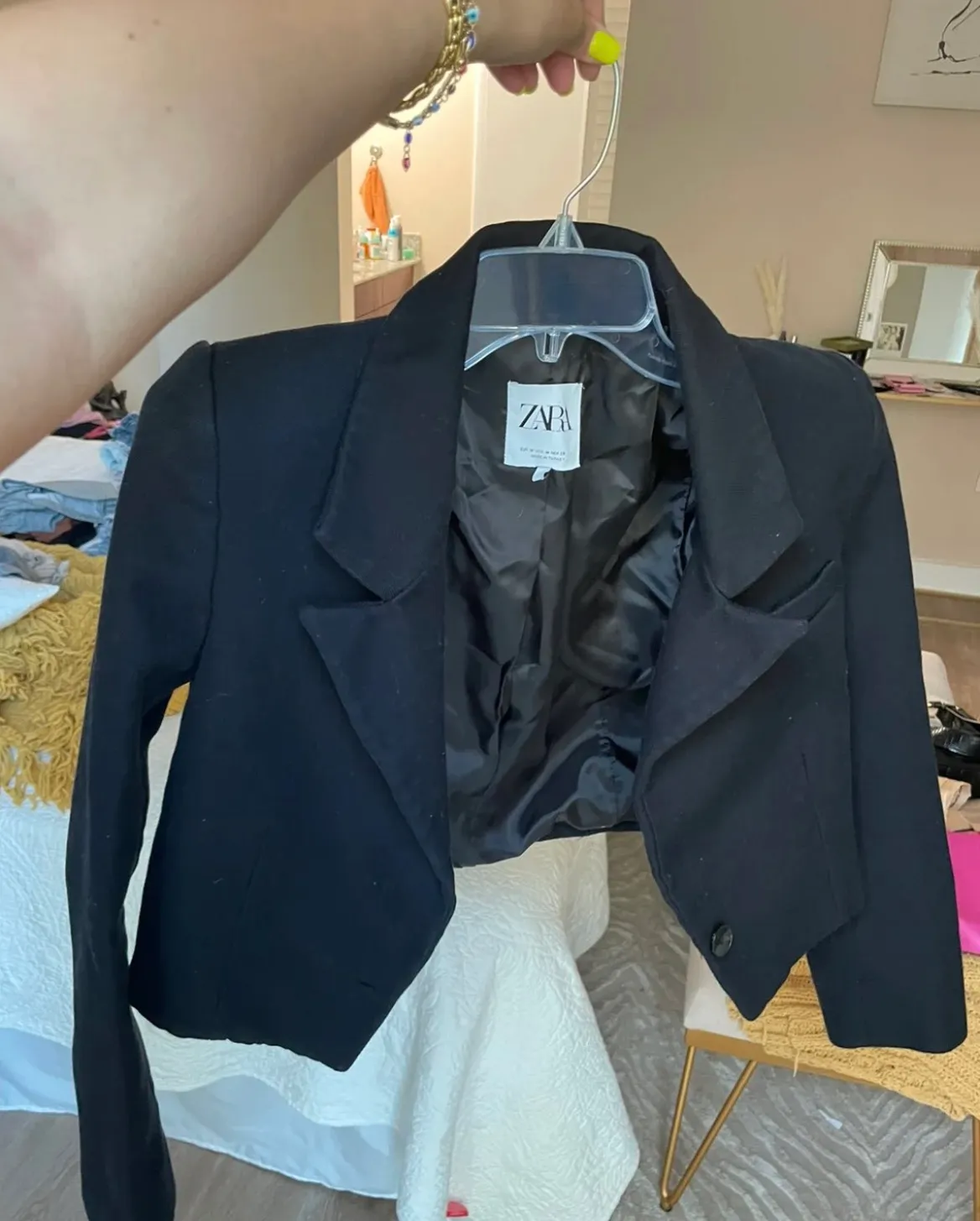 ZARA Cropped Blazer - Image 2