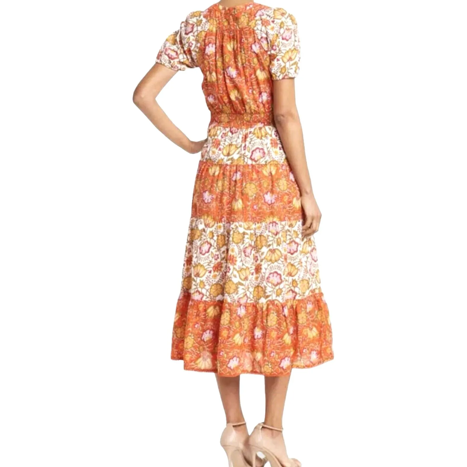 dRA Los Angeles Dress Small Bohemian Boho Cottagecore Prairie Cottage Peasant - Image 9