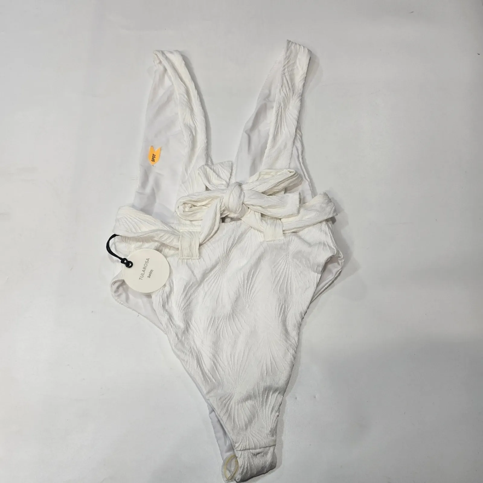 Tularosa Seashell Maillot One Piece in Off White XS - Image 13