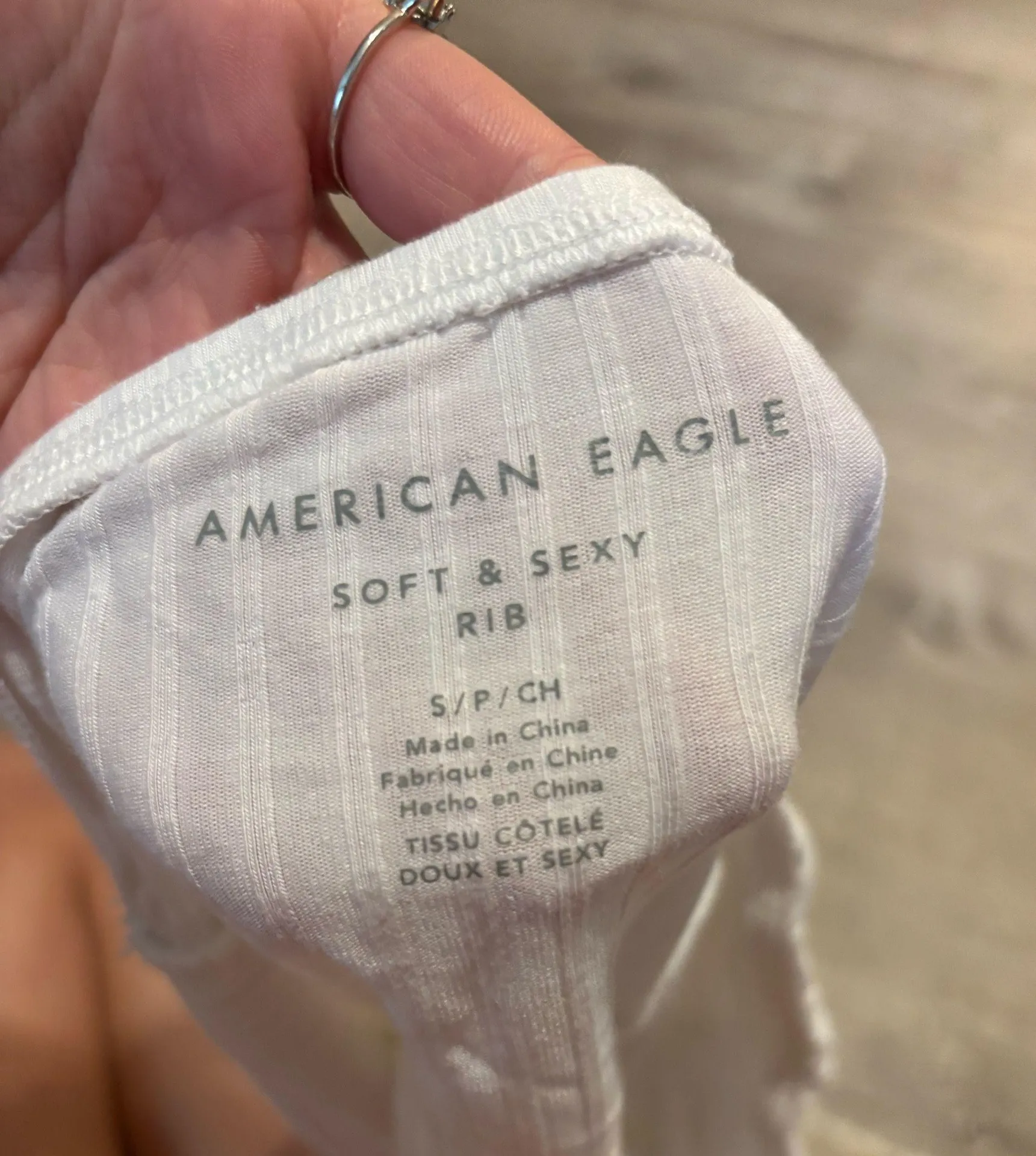 American Eagle White Tube Top - Image 3