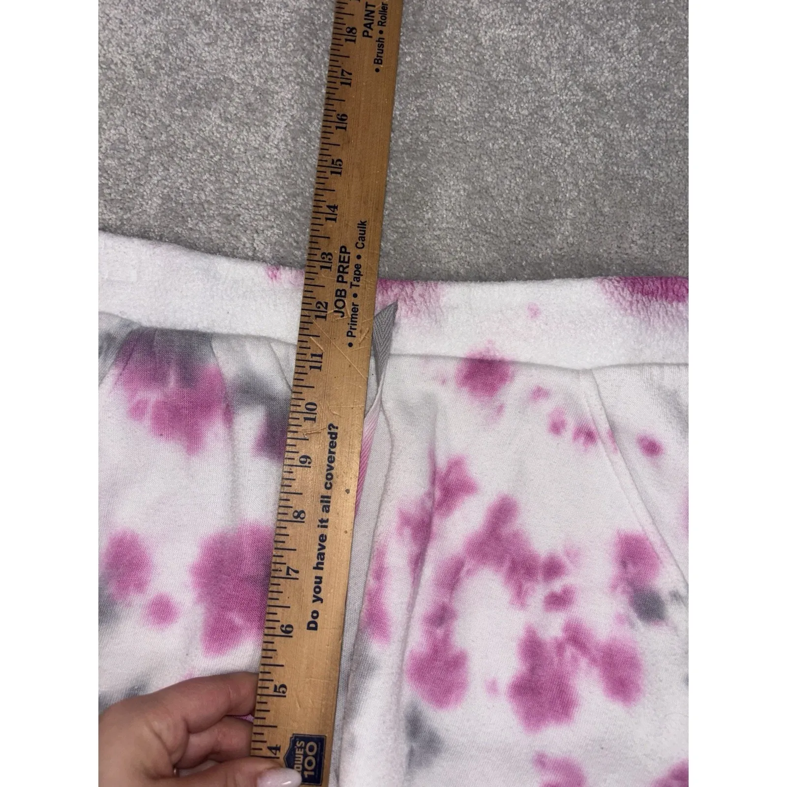 Free People Kelly Tie Dye Sweatshirt Shorts Set Xs Shirt Med Shorts Oversized - Image 9